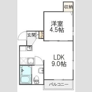 日神パレス戸越【2階】の間取り