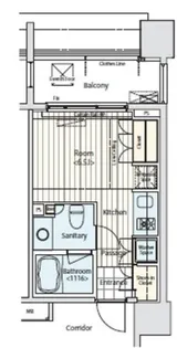 東京都大田区西蒲田7【マンション】の間取り