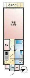 東京都世田谷区弦巻3【マンション】の間取り