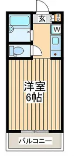 神奈川県横浜市鶴見区東寺尾4【アパート】の間取り