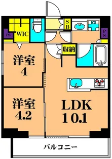 アーバネックス南品川【15階】の間取り