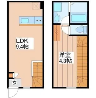 シエル黒松【2階】の間取り