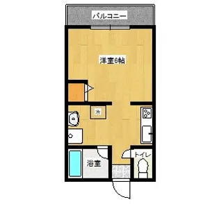 プチメゾン若葉G【2階】の間取り