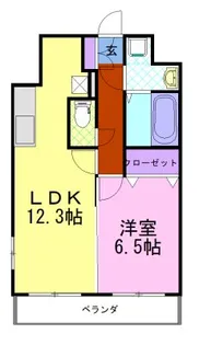 モア ルミーネ【4階】の間取り
