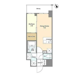 神奈川県横浜市中区長者町1【マンション】の間取り