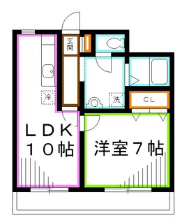 グランシャリオ【2階】の間取り