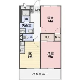 SurplusIIプラウダ【1階】の間取り