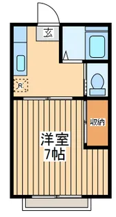 サンハイツ【2階】の間取り