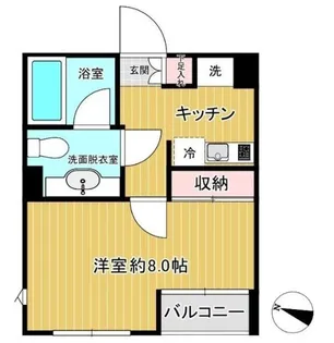 プラザ中落合【3階】の間取り