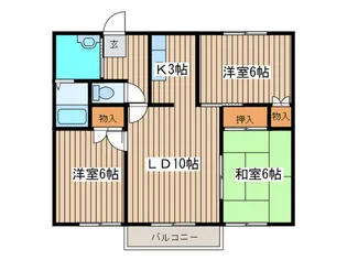 MIYUKI MANSION【1階】の間取り