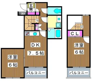 Lis Blanc de 高島平の間取り