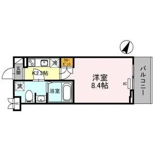埼玉県越谷市越ヶ谷2【マンション】の間取り