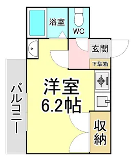 ベルガ中津口【3階】の間取り