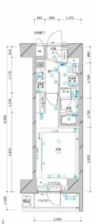 東京都中央区新川1【マンション】の間取り