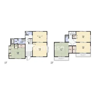 愛知県江南市木賀本郷町東【一戸建】の間取り