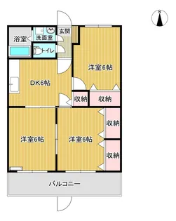 ユーミーカパーラ【3階】の間取り