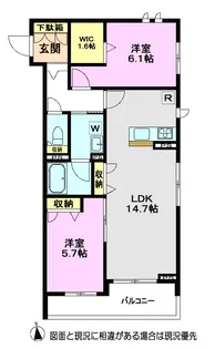 アビエルト【1階】の間取り