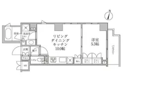 レジディア神楽坂II【3階】の間取り