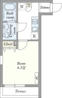 モナーク越谷【2階】の間取り