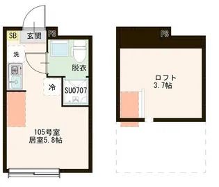 仮称)ハーモニーテラス田園調布南【1階】の間取り