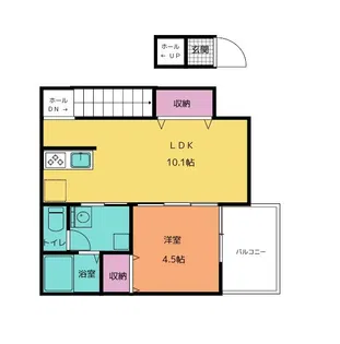 TJ山B【2階】の間取り