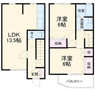 神奈川県秦野市大秦町【一戸建】の間取り