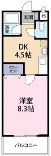 ププレ住吉【2階】の間取り