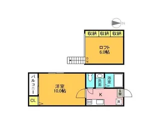 グリーンフォレスト【2階】の間取り