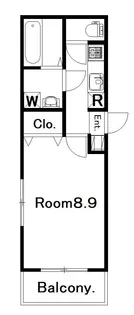グリーンコート樺島【4階】の間取り