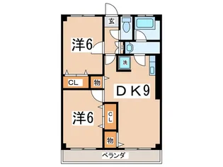 米善マンション【3階】の間取り
