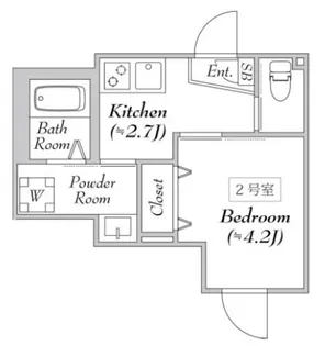 エリタージュ【3階】の間取り