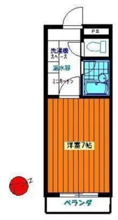 東京都八王子市大塚【マンション】の間取り