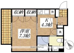 AXAS立川LR【4階】の間取り