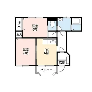 エクラットA棟【1階】の間取り