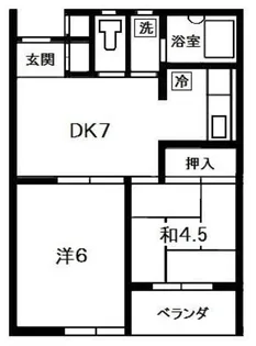 けやき通りマンション【3階】の間取り
