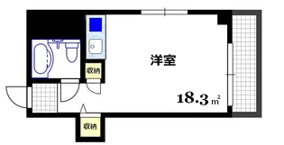 アベニュー蔦本【3階】の間取り
