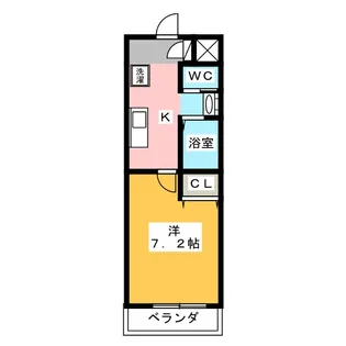 A-city港陽【3階】の間取り