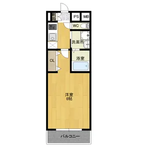 未来ヒルズ光の森駅【2階】の間取り