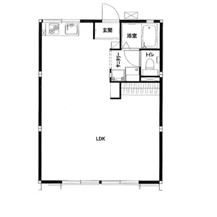シティハイム 花水【1階】の間取り