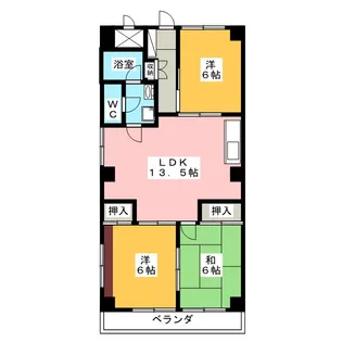 大木マンション【2階】の間取り
