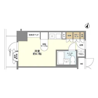 インペリアル南麻布コートアンドサテライト【3階】の間取り