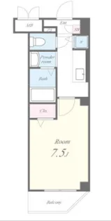 東京都港区白金3【マンション】の間取り