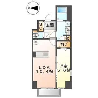 Rio Grande名駅【8階】の間取り