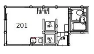 ガレリア大井町【2階】の間取り