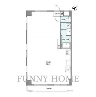 PATH中目黒due【6階】の間取り