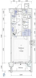 ガリシア新宿WEST【1階】の間取り