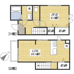メゾンふたばの間取り
