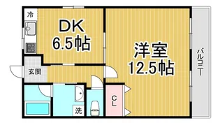 若王寺マンション【2階】の間取り