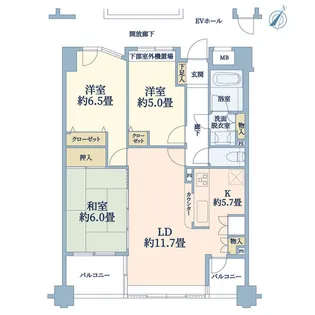 ファミール日吉本町【4階】の間取り