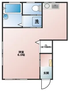 アトリエル【1階】の間取り